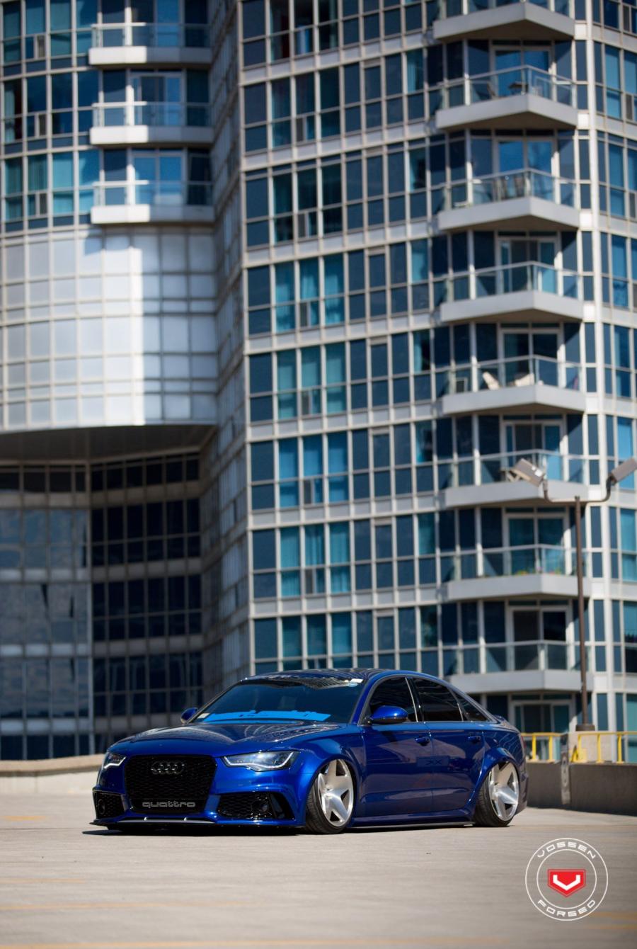  Audi A6 Sedan on Vossen Wheels (VPS-318) (4G, C7) 2016 года  (фото 24 из 59)